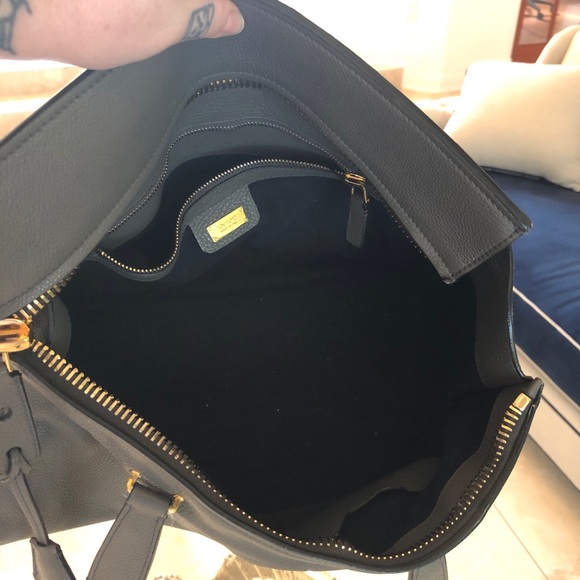 💗TOM FORD💗 graphite taupe handbag - Picture 7 of 8